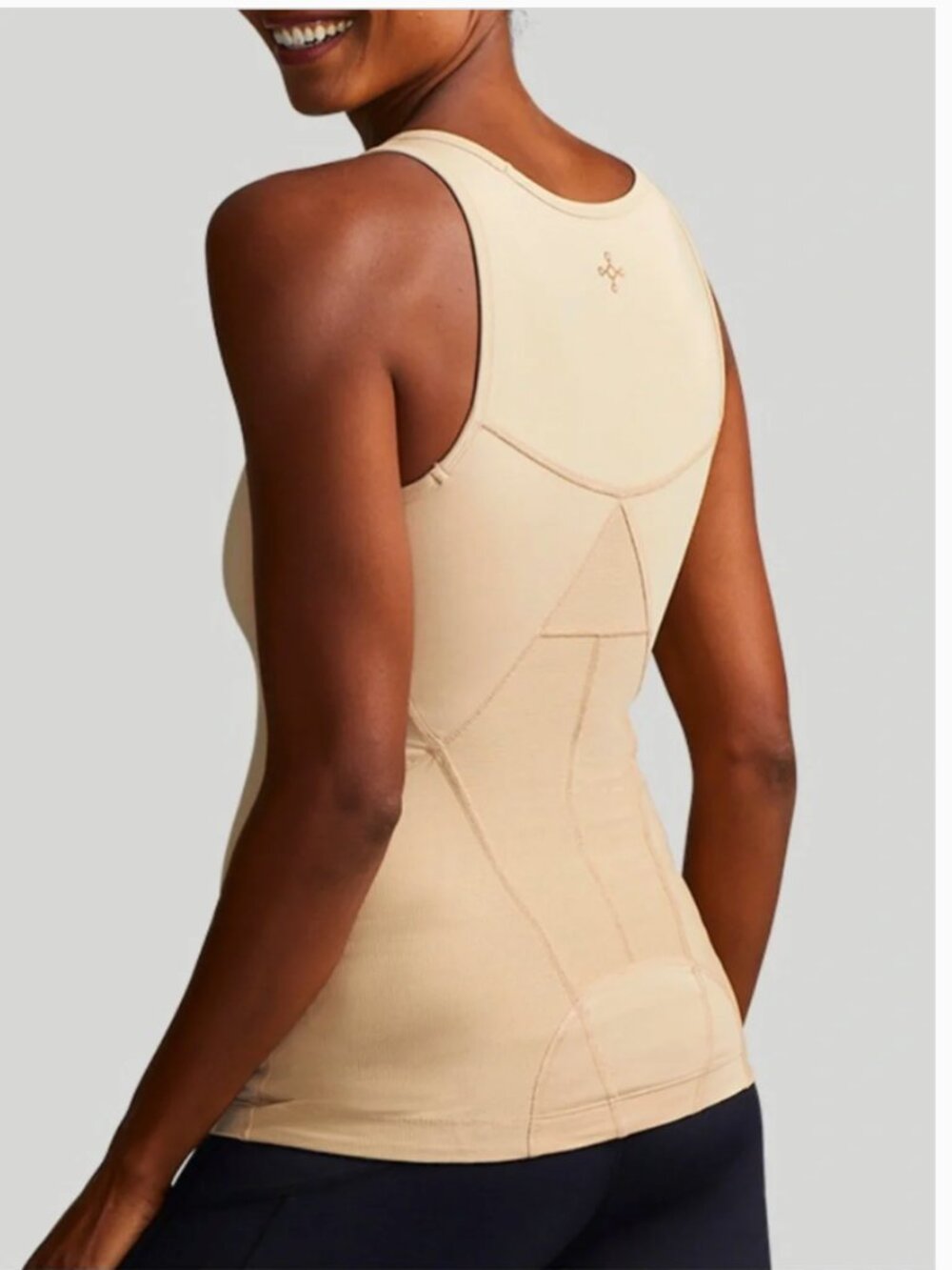 Tommie Copper Lower Back Support Tank Top Medium Nude NEW